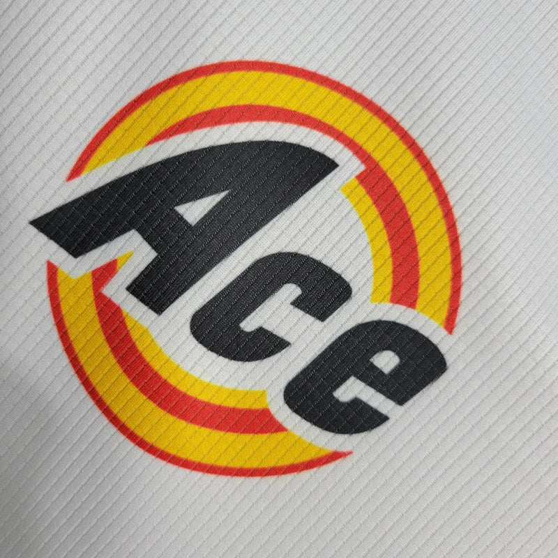 Camisa Vasco Away 2000 Retrô Branca e Preta