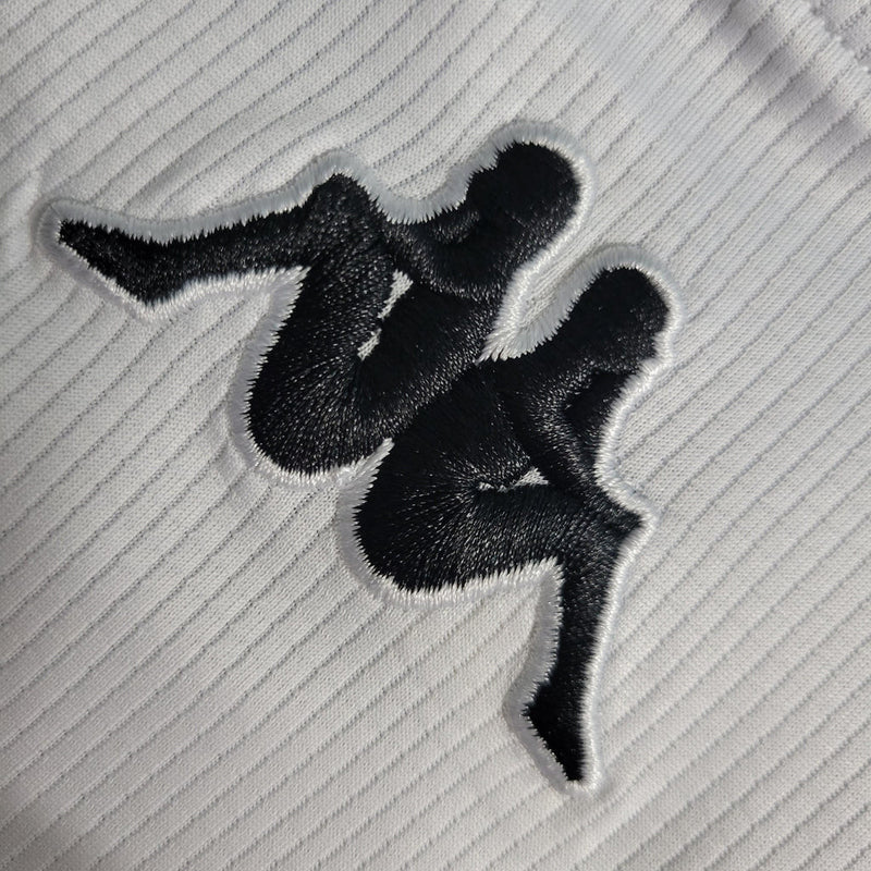 Camisa Vasco Away 2000 Retrô Branca e Preta