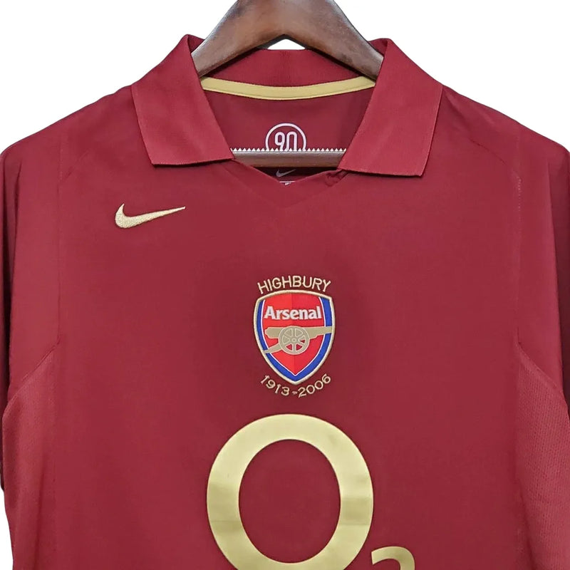 Camisa Arsenal Retrô Home - 2005/06