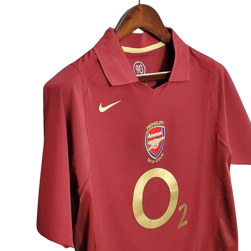 Camisa Arsenal Retrô Home - 2005/06
