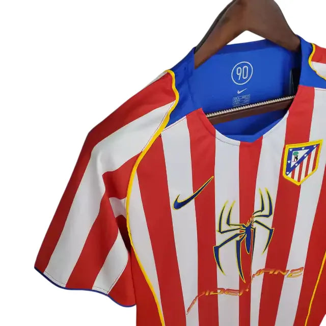 Camisa Atlético de Madrid Retrô Spider - 2004/05