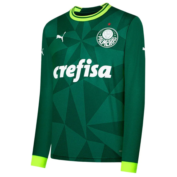 Camisa Palmeiras Manga Longa I 2023/24 Puma Masculina