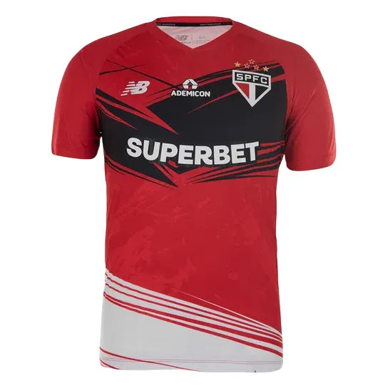 Camisa São Paulo Goleiro 2025/26 New Balance Vermelha