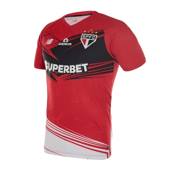 Camisa São Paulo Goleiro 2025/26 New Balance Vermelha