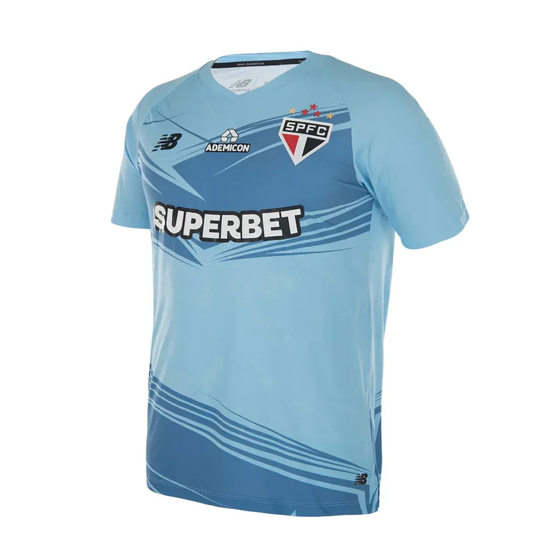 Camisa São Paulo Goleiro 2025/26 New Balance Azul