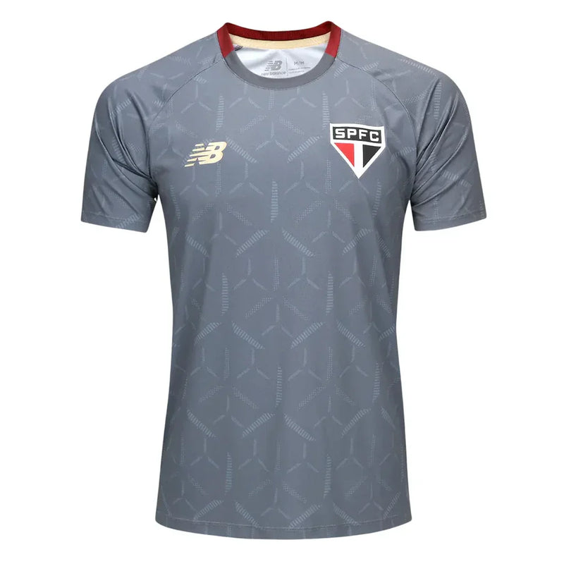 Camisa São Paulo Treino 2025/26 New Balance Cinza