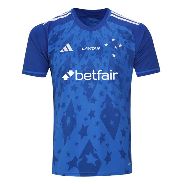 Camisa Cruzeiro I 2024/25 Adidas Torcedor C/Patrocínio Masculina
