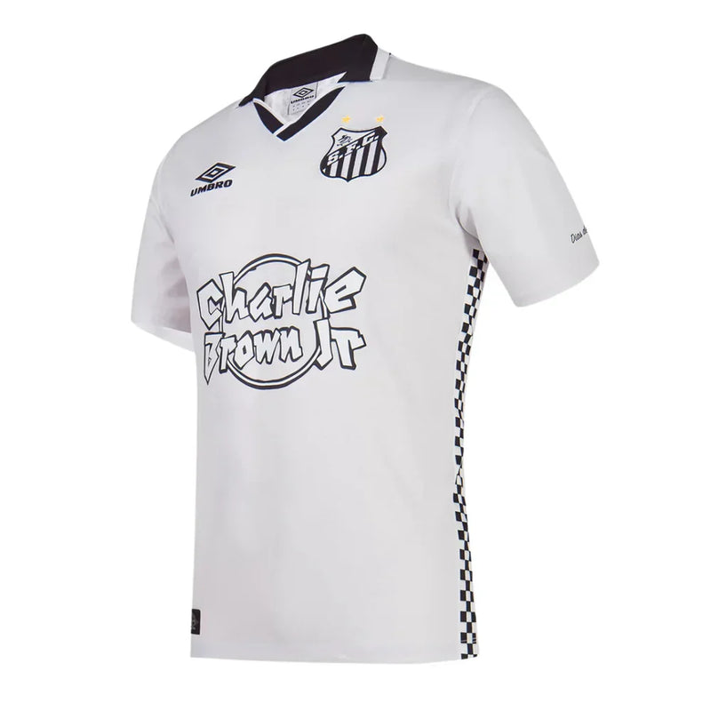 Camisa Santos Charlie Brown Jr. Dias de Glória Branca