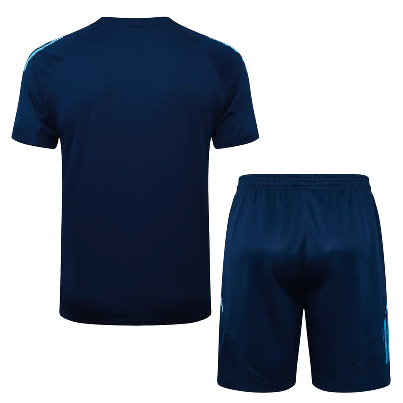 Conjunto Flamengo Comissão 2025/26 Azul Escuro
