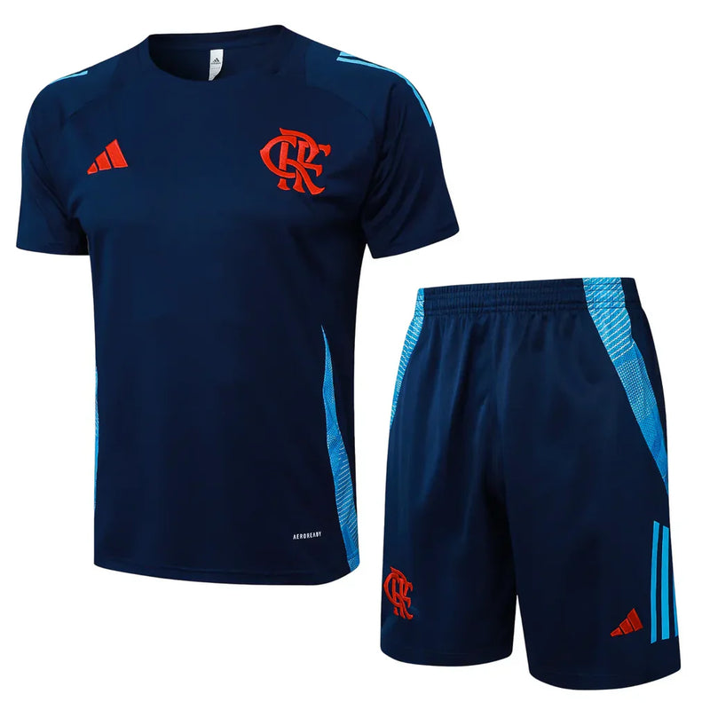 Conjunto Flamengo Comissão 2025/26 Azul Escuro