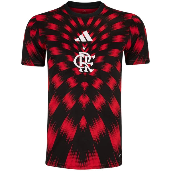 Camisa Flamengo Pré Jogo 2025/26 Adidas Masculina