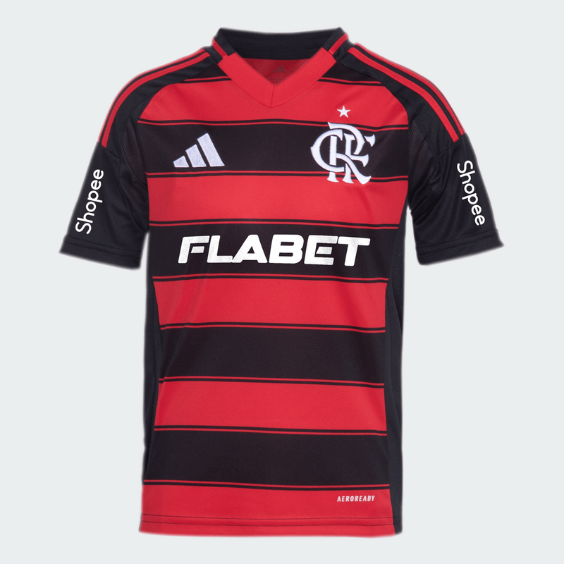 Camisa Flamengo I 2025/26 Adidas Torcedor Masculina