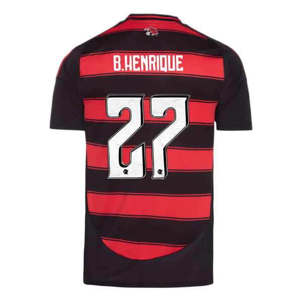 Camisa Flamengo I 2025/26 Adidas Torcedor #B.Henrique27