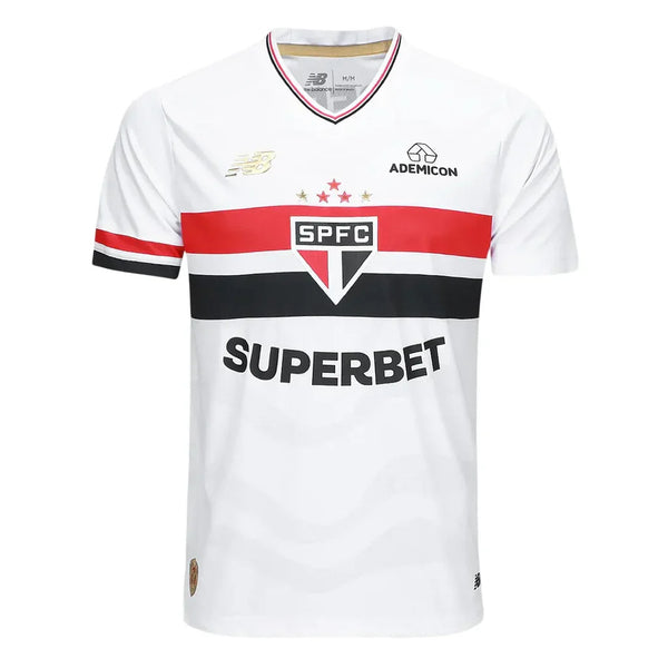 Camisa São Paulo I 2025/26 New Balance Jogador Masculina