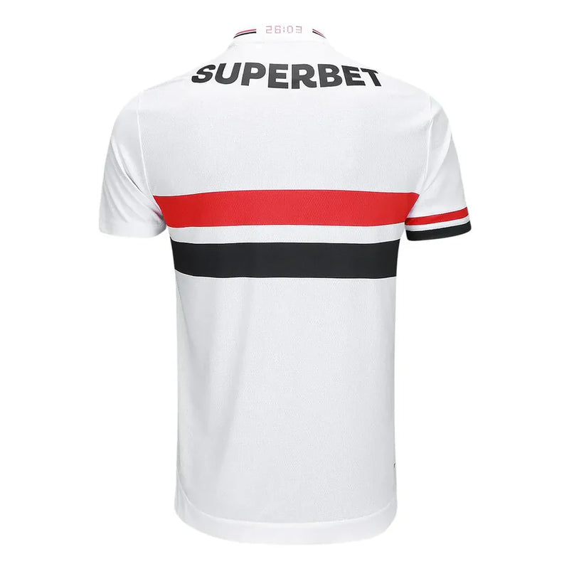 Camisa São Paulo I 2025/26 New Balance Jogador Masculina