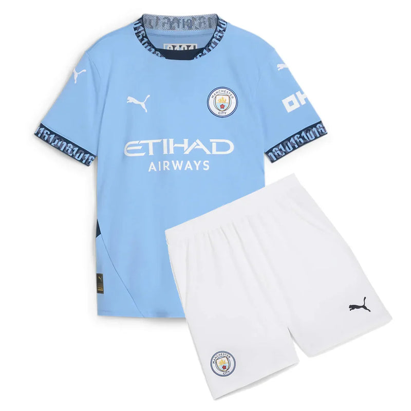 Conjunto Infantil Manchester City I - 2024/25