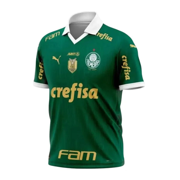 Camisa Palmeiras I 2024/25 Puma Masculina C/Patrocínios + Patch Campeão Brasileiro 2023