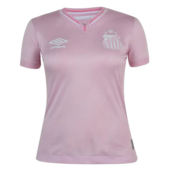 Camisa Santos Feminina Outubro Rosa 2024/25