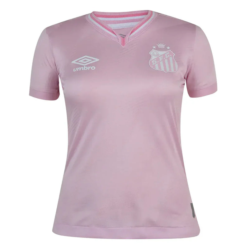 Camisa Santos Feminina Outubro Rosa 2024/25