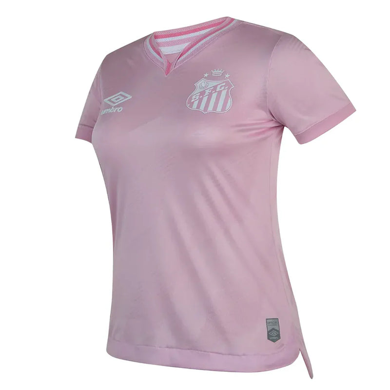 Camisa Santos Feminina Outubro Rosa 2024/25