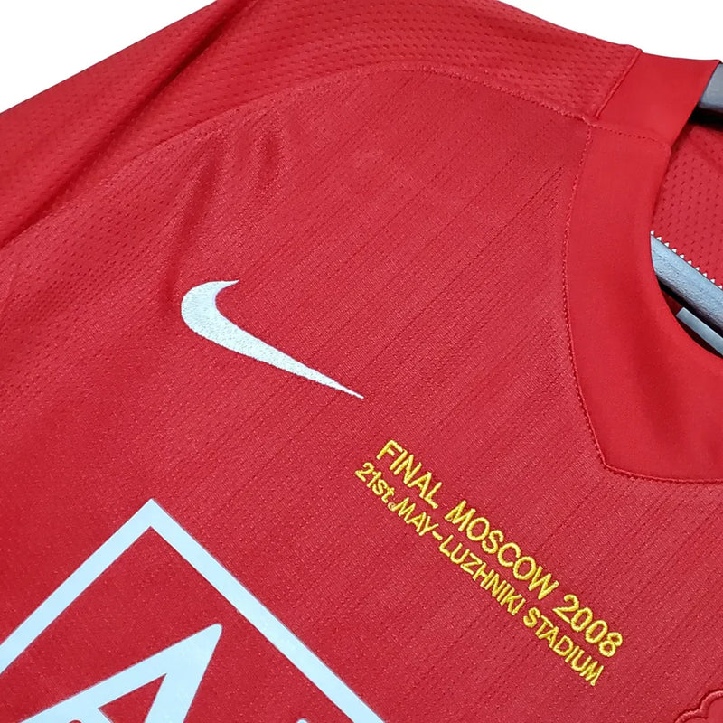 Camisa Manchester United Home Retrô - 2007/08