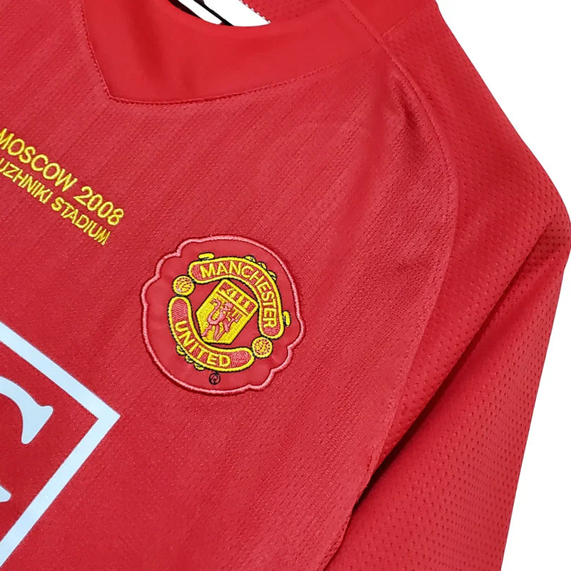 Camisa Manchester United Home Retrô - 2007/08