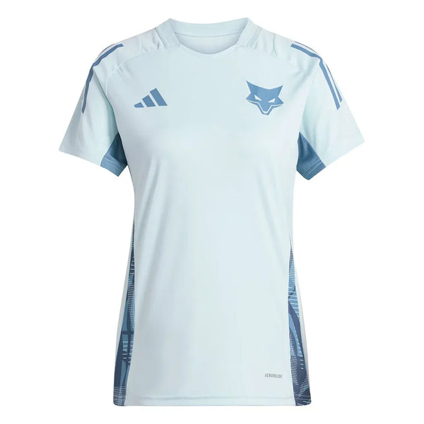 Camisa Cruzeiro Feminina Treino 2025/26 Adidas Azul Turquesa