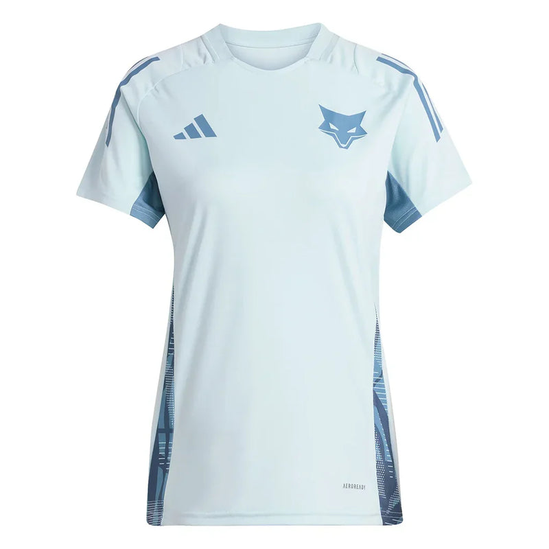 Camisa Cruzeiro Feminina Treino 2025/26 Adidas Azul Turquesa