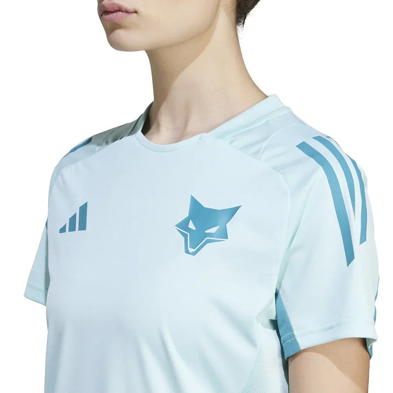 Camisa Cruzeiro Feminina Treino 2025/26 Adidas Azul Turquesa
