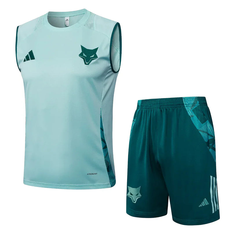 Conjunto Cruzeiro Treino Regata 2025/26 Azul Turquesa