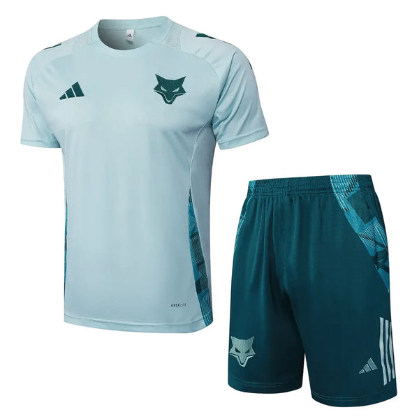 Conjunto Cruzeiro Treino 2025/26 Azul Turquesa