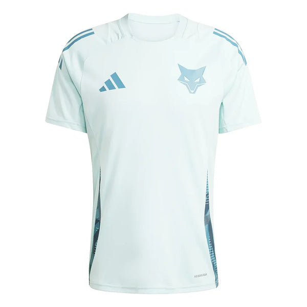 Camisa Cruzeiro Treino 2025/26 Adidas Azul Turquesa