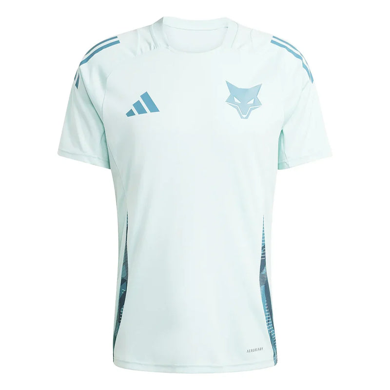 Camisa Cruzeiro Treino 2025/26 Adidas Azul Turquesa