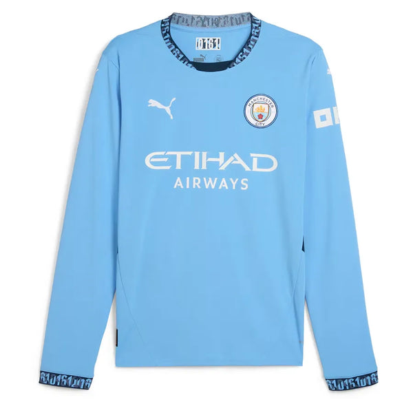 Camisa Manchester City Manga Longa Home - 2024/25