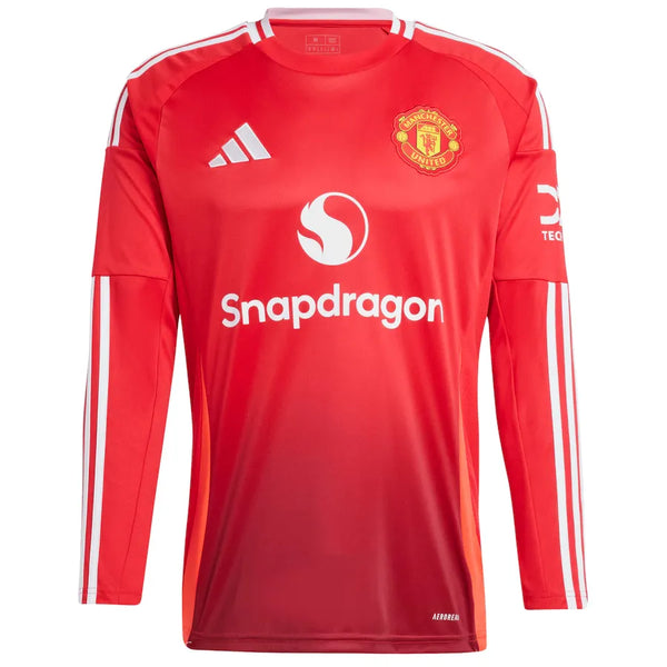 Camisa Manchester United Manga Longa Home - 2024/25