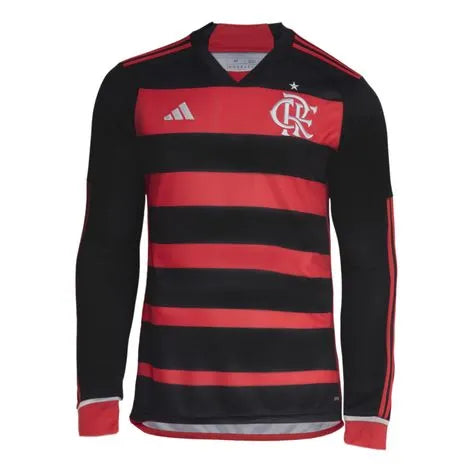 Camisa Flamengo Manga Longa I 2024/25 Adidas Masculina