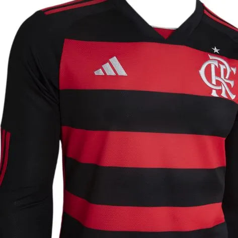 Camisa Flamengo Manga Longa I 2024/25 Adidas Masculina