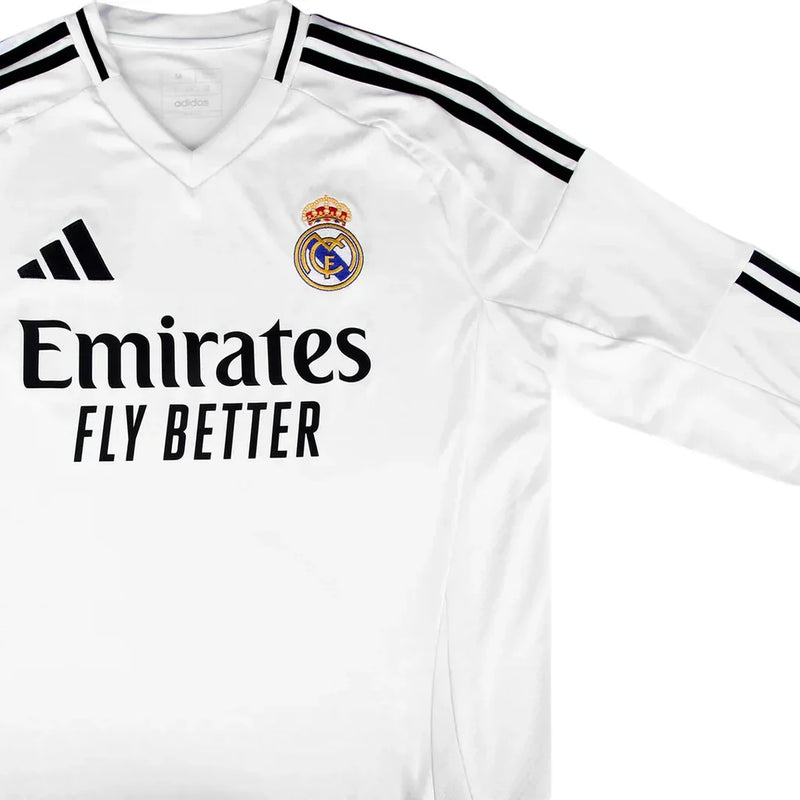 Camisa Real Madrid Manga Longa Home - 2024/25