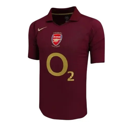 Camisa Arsenal Retrô Home - 2005/06