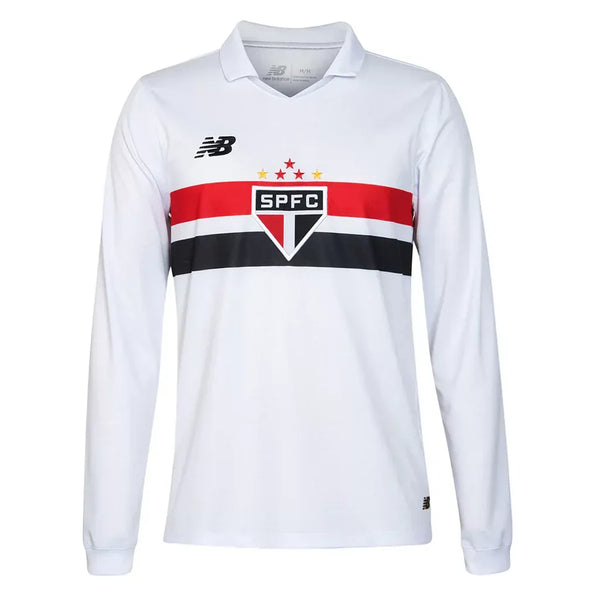 Camisa São Paulo Manga Longa I 2024/25 New Balance Masculina