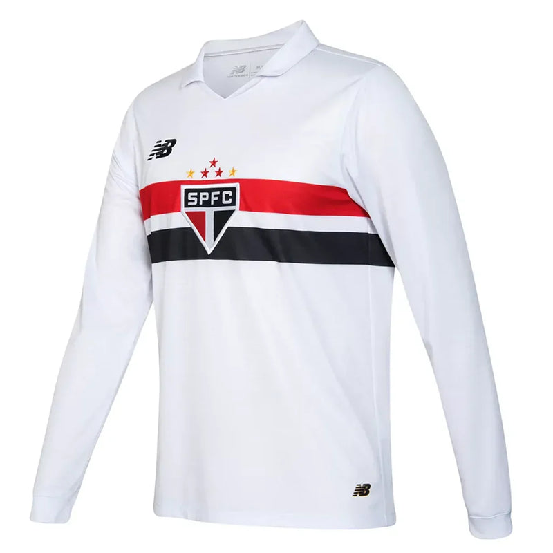 Camisa São Paulo Manga Longa I 2024/25 New Balance Masculina
